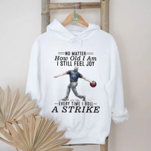Senior Man Bowling Strike Active Hobby T Shirt