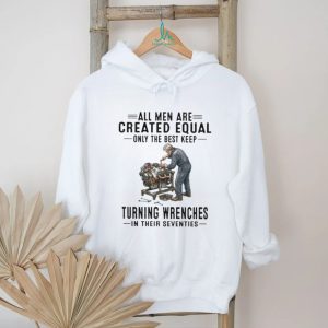Seventies Mechanic Turning Wrenches Veteran Engineer Gift T Shirt