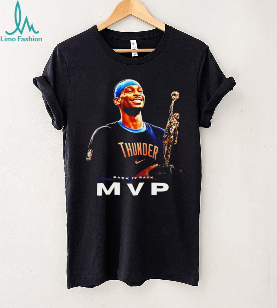 Shai Gilgeous Alexander Oklahoma City Thunder Mvp graphic shirt Shai Gilgeous Alexander Oklahoma City Thunder Mvp graphic shirt