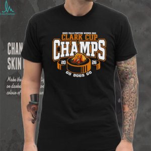 Sioux Falls Fighting Wiener Dogs Clark Cup 2026 Champs Hockey T Shirt