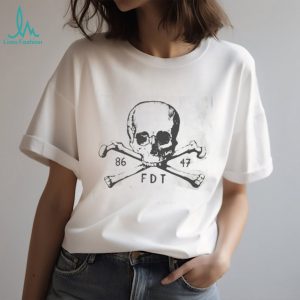 Skull Crossbones FDT Vintage Distressed Graphic Unisex T Shirt