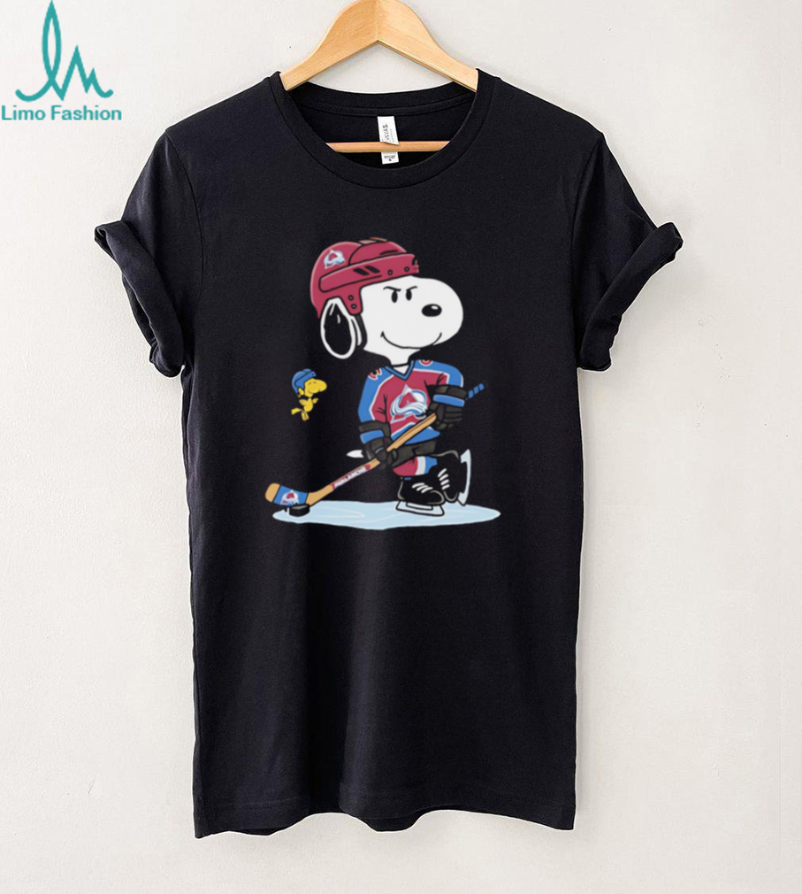 Snoopy Colorado Avalanche Hockey Player T Shirt Peanuts Sports Fan T Shirt Snoopy Colorado Avalanche Hockey Player T Shirt Peanuts Sports Fan T Shirt