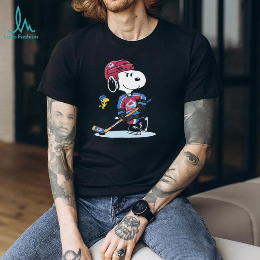 Snoopy Colorado Avalanche Hockey Player T Shirt Peanuts Sports Fan T Shirt Snoopy Colorado Avalanche Hockey Player T Shirt Peanuts Sports Fan T Shirt