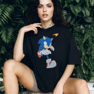 Sonic the Hedgehog x McLaren Racing Team Graphic Black T Shirt