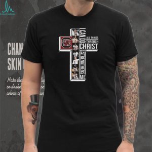South Carolina Gamecocks Women's Basketball Cross Philippians Four Thirteen Religious Sport T Shirt