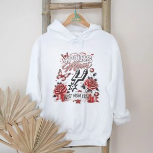 Spurs Mom Best Mom Ever San Antonio Basketball Floral Fan T Shirt