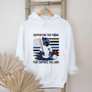 Supporting The Paws That Enforce The Laws New York Yankees K9 T Shirt
