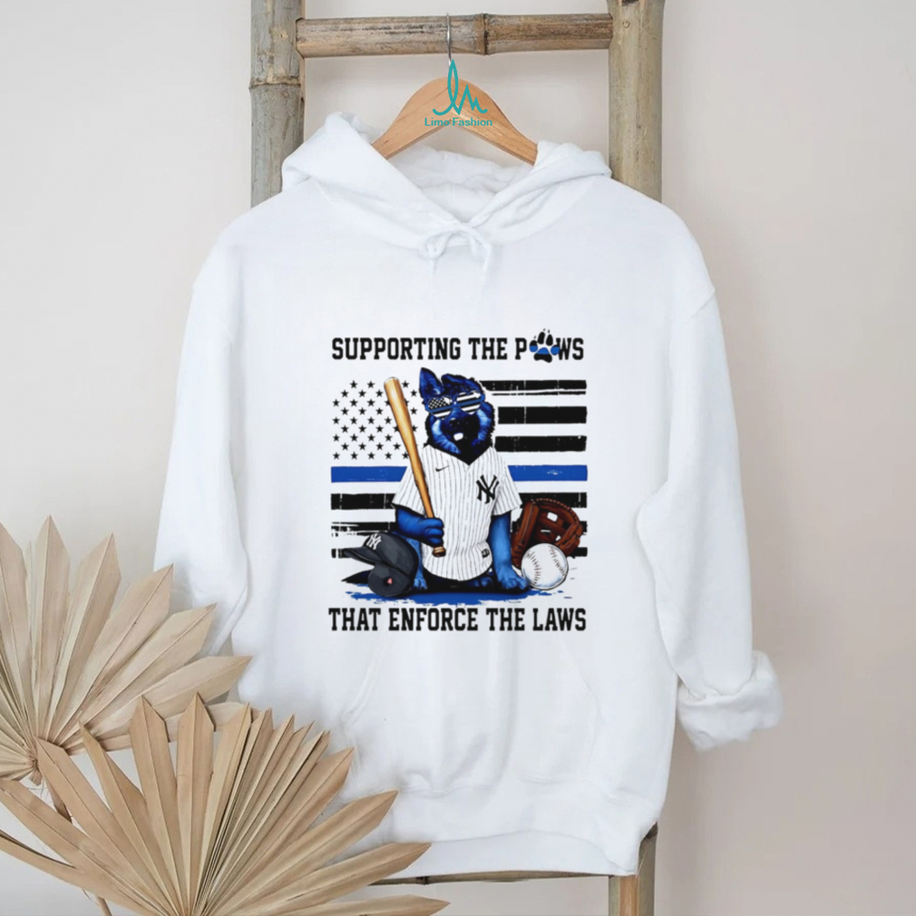 Supporting The Paws That Enforce The Laws New York Yankees K9 T Shirt Supporting The Paws That Enforce The Laws New York Yankees K9 T Shirt