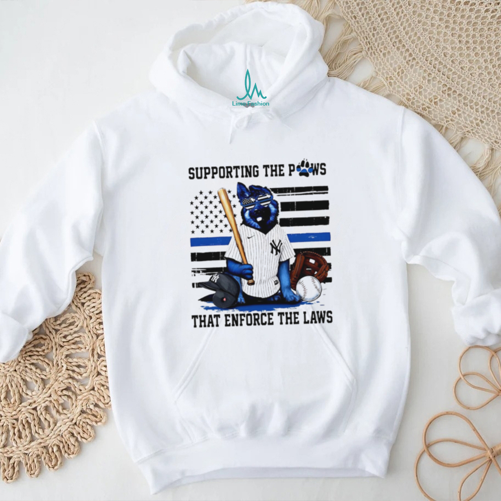 Supporting The Paws That Enforce The Laws New York Yankees K9 T Shirt Supporting The Paws That Enforce The Laws New York Yankees K9 T Shirt