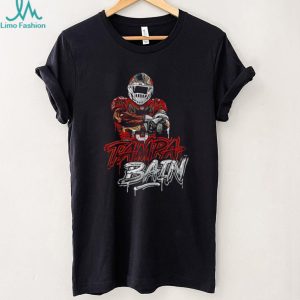 Tampa Bay Football Player Helmet Grunge Style Graphic T Shirt