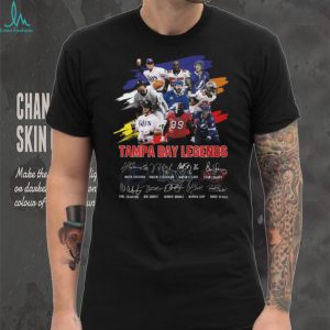 Tampa Bay Legends Signatures Buccaneers Rays Lightning Multi Sport T Shirt
