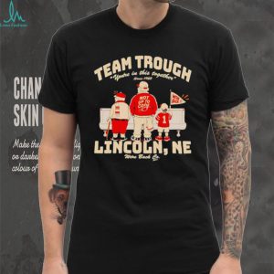 Team Trough Lincoln NE Football Vintage Fan Club T Shirt
