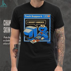 Tech Support Cookie Monster I Accept Cookies Funny IT T Shirt