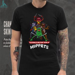 Teenage Mutant Ninja Muppets Character Costume Graphic T Shirt