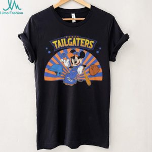 Texas Tailgaters Mickey Mouse Baseball Sports Fan T Shirt