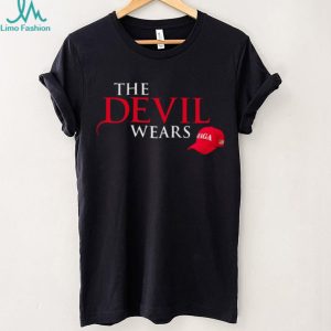 The Devil Wears MAGA Hat Anti Trump Political T Shirt
