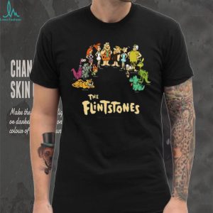 The Flintstones All Characters Vintage Cartoon Group Shot T Shirt