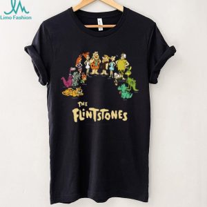 The Flintstones All Characters Vintage Cartoon Group Shot T Shirt