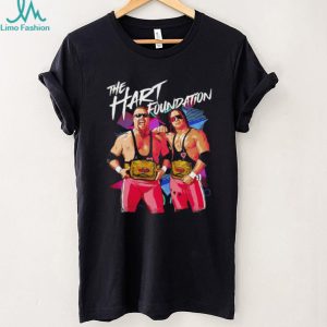 The Hart Foundation Wrestling Legends Vintage 90s Style T Shirt
