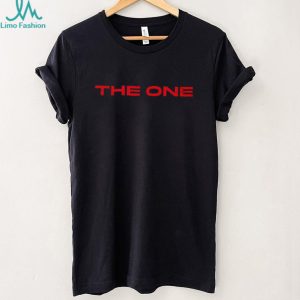 The One Red Text Minimalist T Shirt Shirt