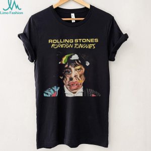 The Rolling Stones Foreign Tongues Mick Jagger Abstract Art Graphic T Shirt