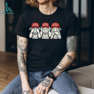 Three Sheep MAGA Hats See No Crimes Hear No Truth T Shirt