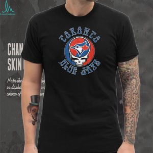 Toronto Blue Jays MLB Grateful Dead Steal Your Face Skull Logo T Shirt