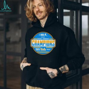 UCLA Bruins Black Blue 84 2026 Big Ten Baseball Tournament Champions Locker Room Shirt