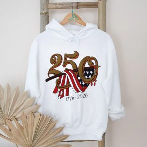 US 250th Anniversary 1776 2026 American Flag Celebration T Shirt