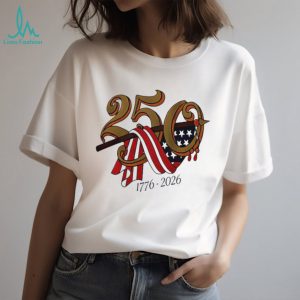 US 250th Anniversary 1776 2026 American Flag Celebration T Shirt