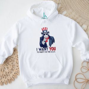 Uncle Sam I Want You To Party In The USA T Shirt