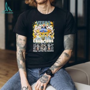 Vegas Golden Knights 2026 Western Conference Champions Team Signature T Shirt