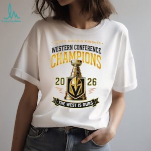Vegas Golden Knights 2026 Western Conference Champions Trophy Logo T Shirt