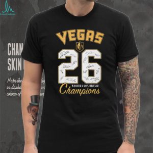 Vegas Golden Knights Jersey Number 26 Western Conference Champions T Shirt