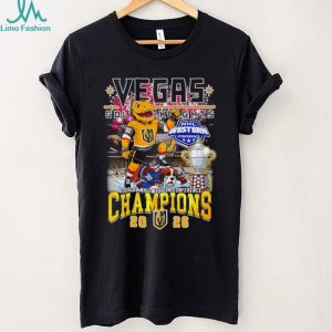 Vegas Golden Knights Mascot Hockey Western Conference Champions T Shirt