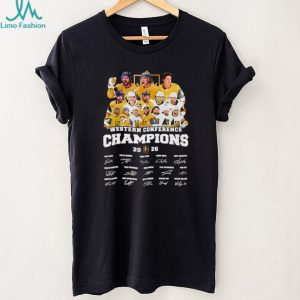 Vegas Golden Knights Players Western Conference Champions T Shirt