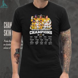 Vegas Golden Knights Players Western Conference Champions T Shirt