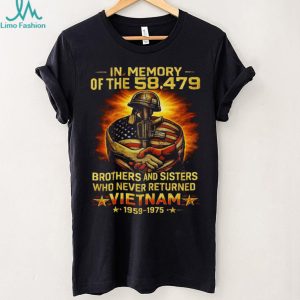 Vietnam Veteran Memorial Honor Tribute Fallen Soldiers T Shirt