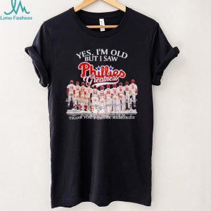 Vintage Phillies Greatness Baseball Legends Signature T Shirt