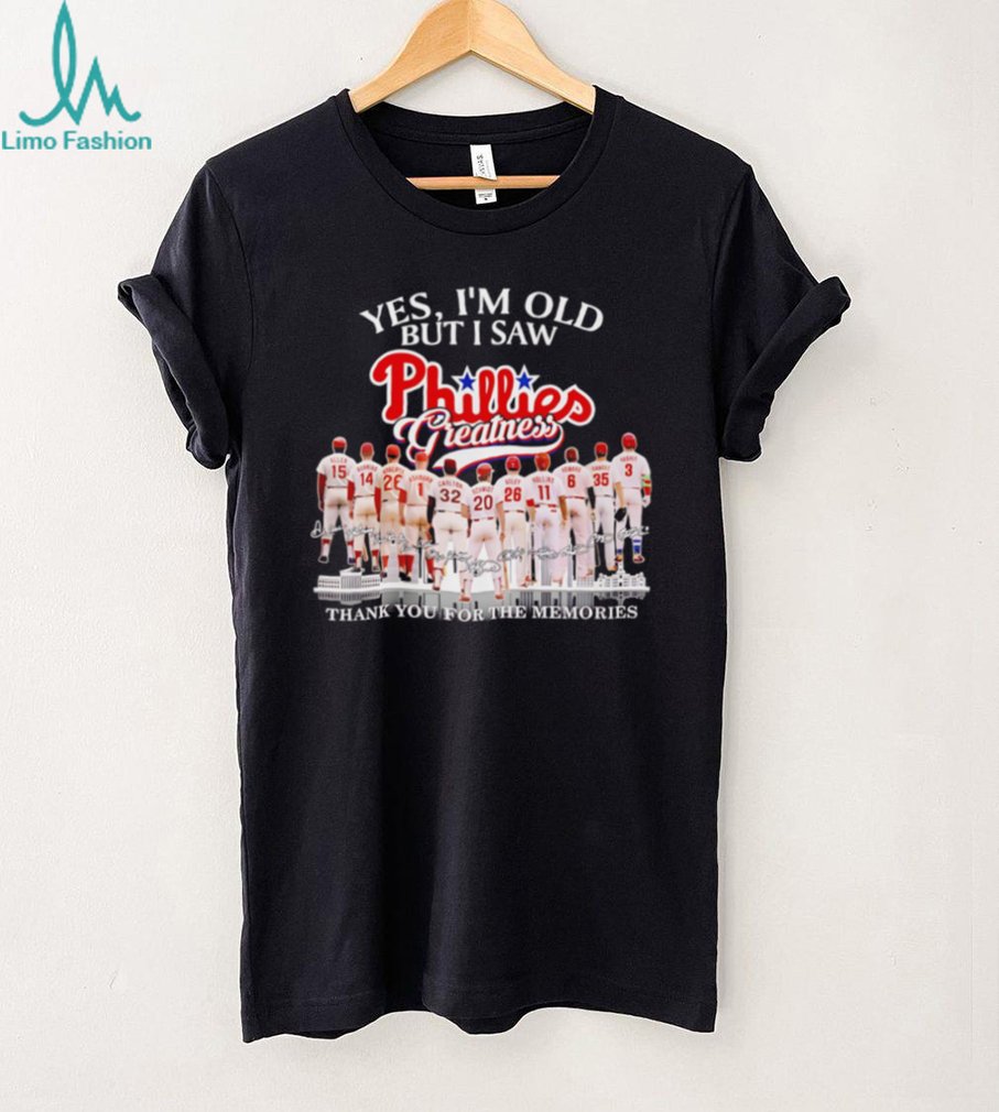 Vintage Phillies Greatness Baseball Legends Signature T Shirt Vintage Phillies Greatness Baseball Legends Signature T Shirt