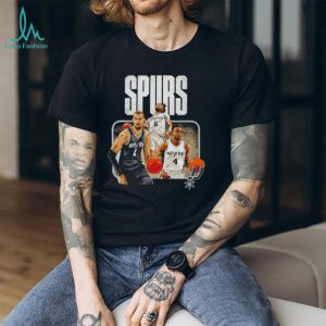 Vintage San Antonio Spurs Basketball Team Graphic T Shirt