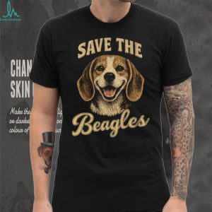 Vintage Save The Beagles Dog Rescue Animal Lover Graphic T Shirt