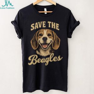 Vintage Save The Beagles Dog Rescue Animal Lover Graphic T Shirt