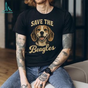 Vintage Save The Beagles Dog Rescue Animal Lover Graphic T Shirt