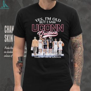 Vintage UConn Huskies Basketball Greatness Team Signatures T Shirt Vintage UConn Huskies Basketball Greatness Team Signatures T Shirt