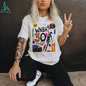 WNBA 30 Years Anniversary Graffiti Basketball Graphic T Shirt