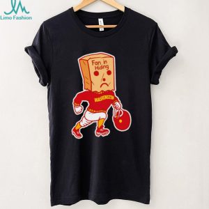 Washington Football Fan In Hiding Paper Bag Mascot T Shirt Washington Football Fan In Hiding Paper Bag Mascot T Shirt