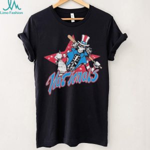 Washington Nationals Homage MLB x Grateful Dead x Americana Tri Blend T Shirt
