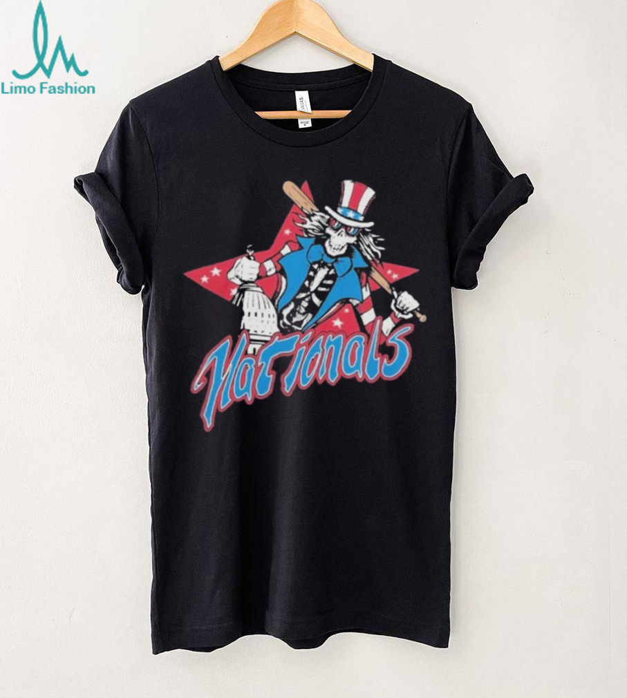 Washington Nationals Homage MLB x Grateful Dead x Americana Tri Blend T Shirt Washington Nationals Homage MLB x Grateful Dead x Americana Tri Blend T Shirt