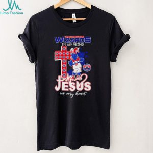 Washington Wizards Jesus In My Heart Basketball Faith Christian T Shirt